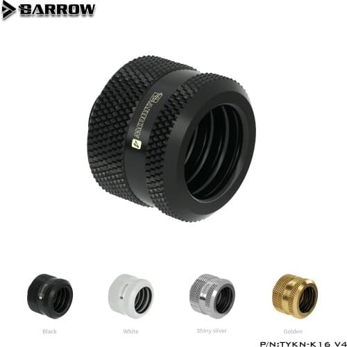 Barrow TYKN-K16V4, OD16mm Hard Tube Fittings, G1/4 Adapters For OD16mm Hard Tubes