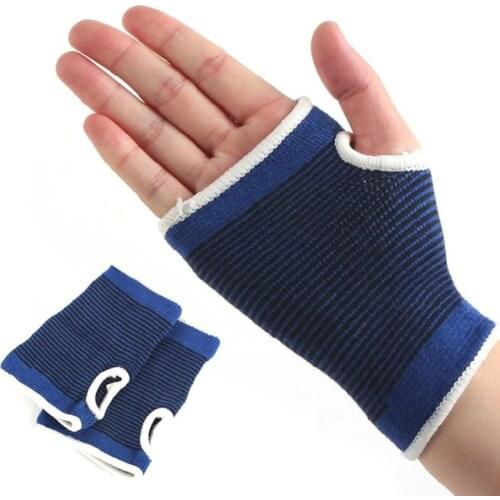 Gloves Basketball Guard 1 Pair Brand New Nursing Care Palm Fingerless Palm Body Protection Tools Weightlifting Wristband I