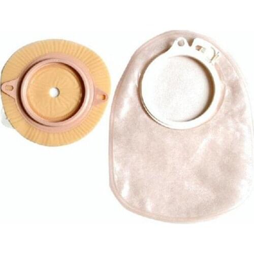 1950 Ostomy bag LC2002 two-piece set 30pcs ostomy bag with 6 pcs Skin Barrier sticker