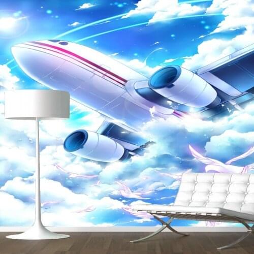 3D photo wallpaper 3D photo wallpaper Custom stereo Mural plane mural aisle Background wall living room bedroom Wallpaper