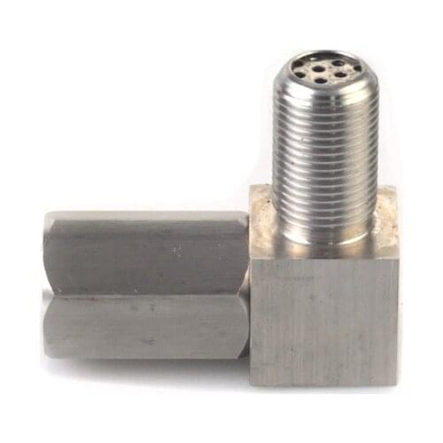 Oxygen sensor adapter 90 Degree For Mini Catalytic Converter Check Engine Light Cel Fix