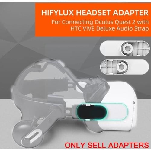 Headset Adapter For Connecting Oculus Quest 2 With 2 For Oculus Deluxe Tie HTC Quest Accessories Audio Connector Band Vive B6Z5