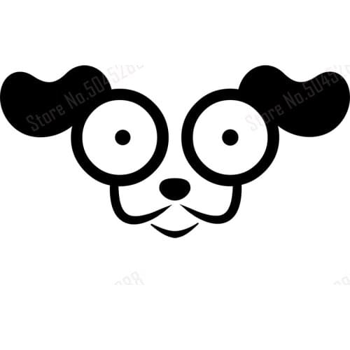 Pet Dog Car Decals Cute Cute Animal Dog Car Stickers Loyal Companion Decoration Car Dog Car Decals H083