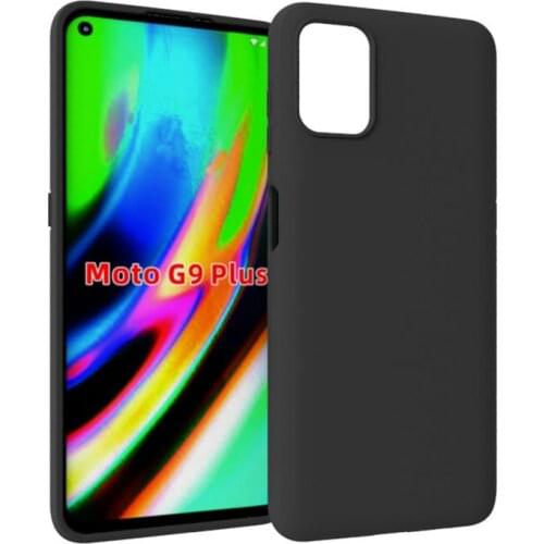 For Motorola Moto G9 Plus Case Simple Matte Soft Silicone Back Cover For Moto G9 Plus G9Plus Moto E7 Plus Phone Case