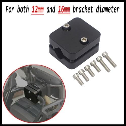 Motorcycle Mobile Phone Navigation Holder Suitable 12mm/16mm Mount Bracket Diameter For BMW R1200GS LC ADV Most Model Black Blue