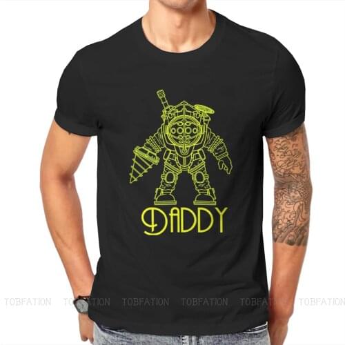 Large Protector Hipster TShirts BioShock Jack Rapture EVE ADAM 2K Games Male Graphic Fabric Tops T Shirt O Neck Oversized