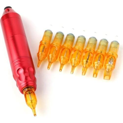 20Pcs Tattoo Cartridge Needles RL M1 RM RS Professional Disposable Sterilized Safety Eyebrow Lip Makeup Needles Tattoo Supplies