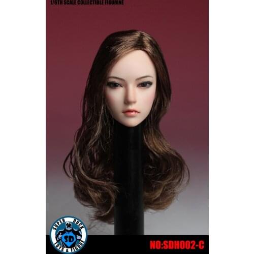 1/6 Collection Female Head Beauty Sculpt Carved PVC Model FOR PH TBL Woman Figure Model Gift