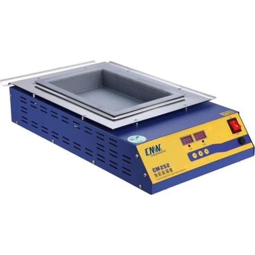 Square high temperature lead free soldering pot titanium solder furnace tin melting digital display 220V 110V CM-252 600C 1800W