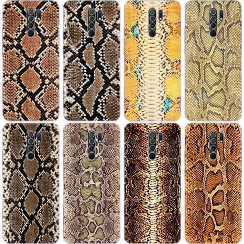 Hot Snake skin texture Silicone Case for Xiaomi Redmi Note 10 9 Pro Max 10S 9S 8T 8 8A 9 9A 9C 9T K40 Pro 5G Soft Cover