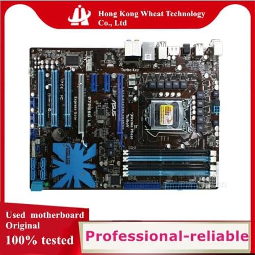 For ASUS P7P55D LE Motherboard Socket LGA 1156 DDR3 P55 Original Desktop Mainboard Used Mainboard