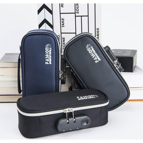 Cute Pencil Box Password Multifunctional Pencil Box Pencil Cases Pencilcase for Boys Girls School Stationery Korean bag