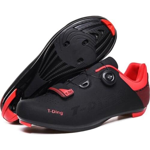 Mens Road Cycling Shoes Fast Spinning Bike Shoes Mountain Bicycle Riding Shoes Anti-Slip Breathable Self-Locking Cycling Shoes