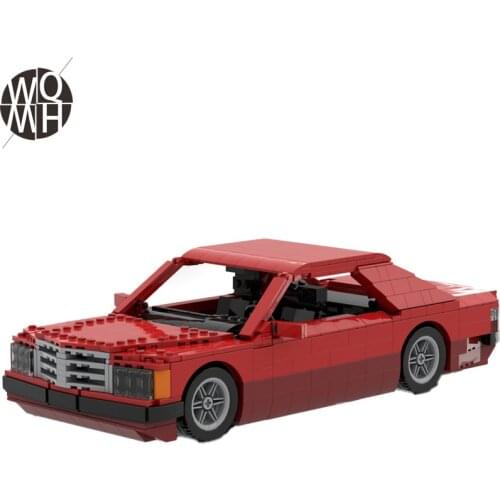 NEW 1123PCS MOC-64902 City Super Racing Sports Vehicle MOC building blocks 230CE W124 Coupe Bricks Children DIY Toys Kids Gifts