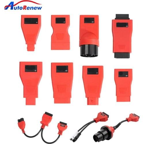 Good Quality Full Set OBDII Aables And Adapters For Autel MaxiDas DS808 (Only Cables and Connectors) Free Shiping