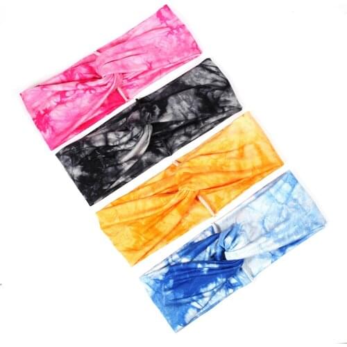Multicolor Gradient Color Headbands For Women Explosion models Rainbow Hair Accessories Wash Face Hair Band Personality Headwear