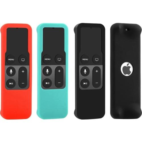 Remote Case for Apple TV 4th Generation Protective Silicone Cover Sleeve Lightweight Shock Proof Skin Case