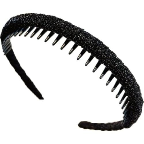 Wash Face Hair Holder Comb Hairbands Solid Color Headband For Women Girls Turban Fashion Hair Accessories Simple Headdress