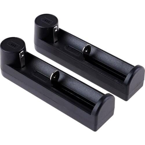 18650 Battery Quick Charging Charger One Dual Slot DC5V/1A USB Lithium Smart Battery Charger Rechargeable Portable