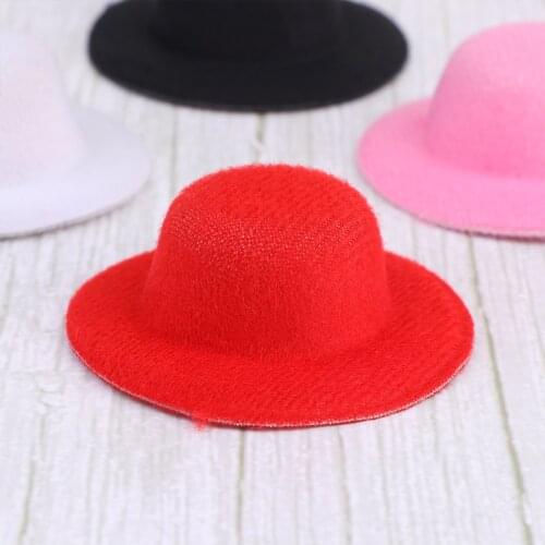 20pcs DIY Mini Hats Ornaments Gift Making Decor Jewely Supplies for Children Women Kids