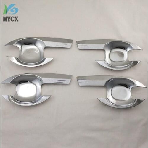 2012 2013 2014 2015 2016-2019 ABS Car Chrome Strips For ISUZU D-MAX Accessories Chrome Door Handle Bowl Trim For ISUZU D-MAX
