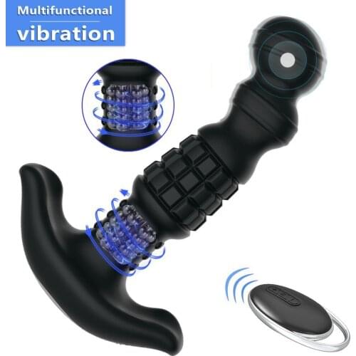 Wireless Vibrator For Men Prostate Massager Anal Dilator Vagina Stimulator G Spot Vibrador Butt Plug For Men Sex Product Couple