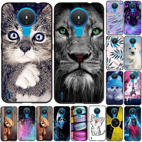 For Nokia 1.4 Case Phone Cover Soft Silicone Case for Nokia C3 Case TPU Bumper for Nokia 215 225 NokiaC3 Nokia1.4 Coque