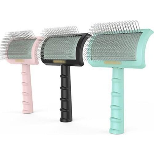 Pet Dog Arc Long Needle Comb Puppy Hair Remove Comb Comfort Dogs Massage Tool Pets Cleaning Accessories