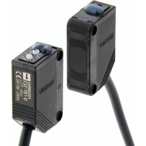 E3Z-T62 2M Photoelectric sensor, through-beam, 30 m, DC, 3-wire, NPN, 2 m cable (requires 2 brackets)