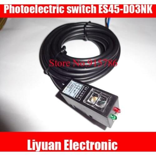 Photoelectric switch ES45-D03NK / diffuse reflection 0-30 cm adjustable infrared detection photoelectric sensor