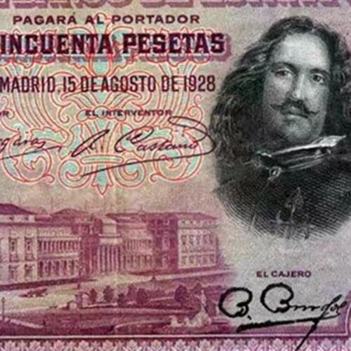 Spain 50 Pesetas, 1928, Used Condition, Original For Collection
