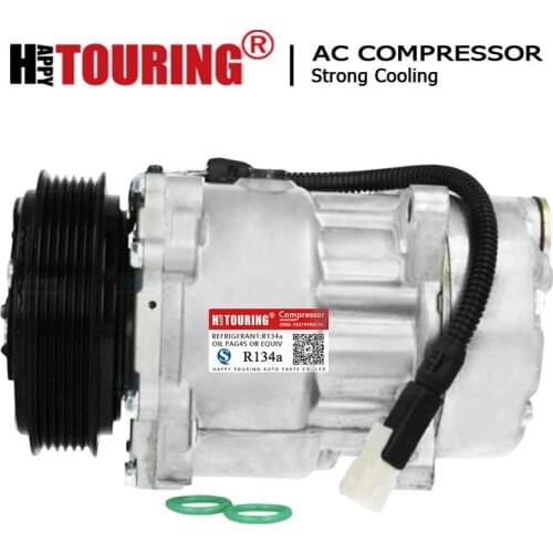 SD7V16 Compressor for CITROEN XANTIA PEUGEOT 306 406 806 EXPERT 6453FE 6453GA 6453L5 9613260680 9640486480 1106 1227 1218 1238
