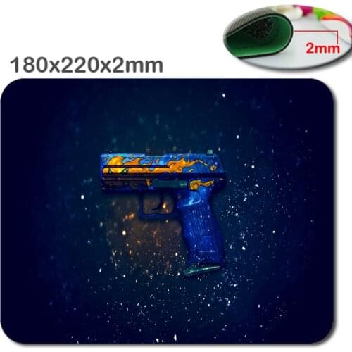 XGZ POP Fashion CS GO Pistol Print Gaming Mousepad Computer Laptop Mice Mat Optical Speed Play Mats Soft Rubber Mousepad