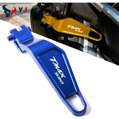 Logo 'TMAX530' For YAMAHA T-max TMAX 530 T-MAX530 DX SX 2017-2020 2018 2019 Motorcycle CNC Accessories Hand brake Parking lever