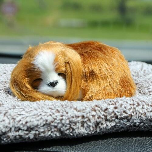 Stuffed Toys Lovely Simulation Animal Doll Plush Sleeping Dogs Toy Kids Toys For Children Car hom Decorations Gift