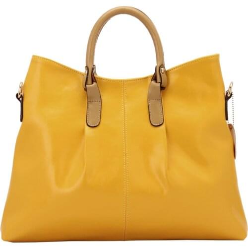 2021 New Large Bag Women Leather handbags cowhide brifecase female portable tote bag tide fashion atmosphere shoulder bags
