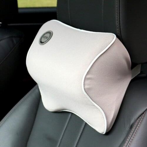 Car Neck Pillow Auto Seat Support Cover Headrest Neck Comfortable Car Accessories Neck Pillow Support Space Memory Foam Fabric