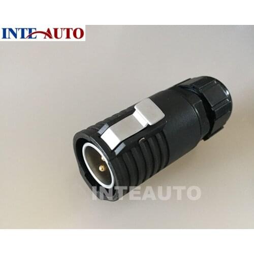 Waterproof 2 pins power cable connector, WP20 series connector, dustproof male plug female socket