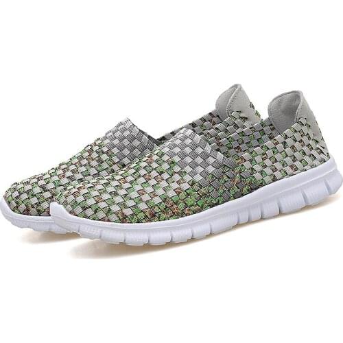 2021Spring and Summer Sandals Hand-woven Womens Shoes Trend Casual Shoes Breathable Sneakers Women Lazy Shoes