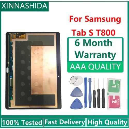 10.5" For Samsung Galaxy Tab S T800 T805 SM-T800 SM-T805 T807 LCD Display Touch Screen Digitizer Assembly Panel Replacement