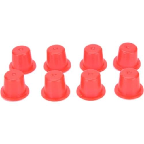 100Pcs/lot 12X8X9mm Plastic Tattoo Ink Cups Caps Tattoo Pigment Caps Disposable Accessories
