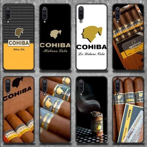 Cohiba Habanos Cigar Pattern Phone Case For Xiaomi Mi 6 6plus 6X 8 9SE 10 Pro Mix 2 3 2s MAX2 Note 10 Lite Pocophone F1