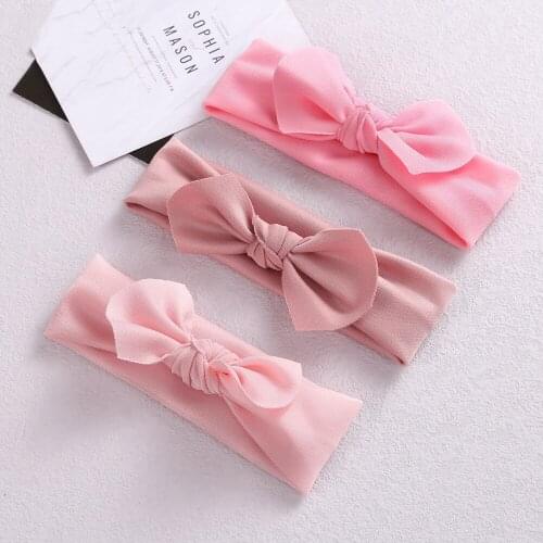 Kids Headband Ribbon Bows With Hair Hair Boutique Newborn Baby Hairband Hair Accessories Headwrap Baby Turban