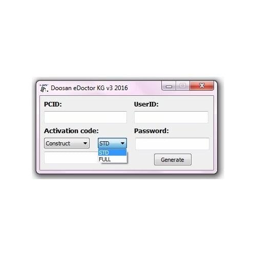 Doosan eDoctor Engine Diagnostic full unlocked keygen 2016 v3