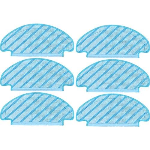 6PCS Filter Side Brush Mop Cloth Tractors For Deebot 920 950 Vacuum Cleaner Cleaning Cloth Robotic Cleaner Parts Accessories