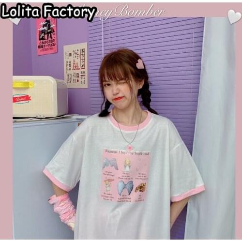 Oversized Girls Short sleeve T-shirt women summer chic women loose reasons i love my boy friend gift funny t-shirt shirt TX