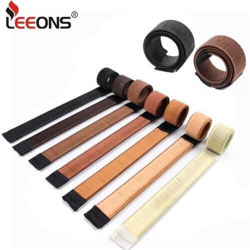Leeons French Braid Hair Tools Styling Diy Magic Bun Maker Hair Braid Accessories Twist Sponge Donut Bun Maker Hairstyle Brown