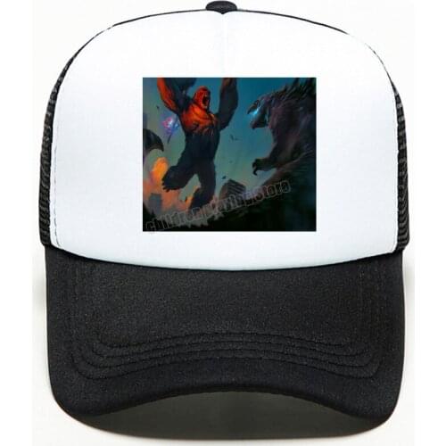 Godzilla vs Gang Cap kids Baseball Cap Snapback Caps Casquette Hats Fitted Casual Gorras Hip Hop Dad Hats For Men Women Unisex