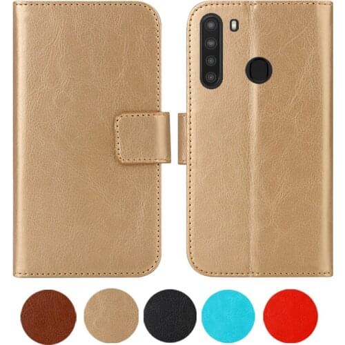 Leather Case For Samsung Galaxy A21 6.5" Flip Cover Wallet Coque for Samsung A21 2020 Phone Cases Fundas Etui Bags Magnetic