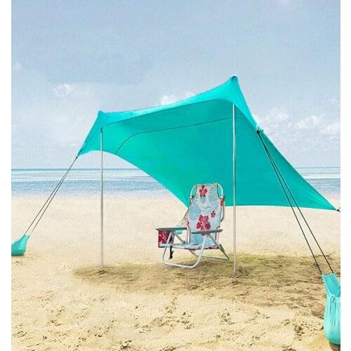 New 2.1x1.5m Sunshade canopy beach tent sunshade awning anti-ultraviolet outdoor camping fishing roof for 1-4 people